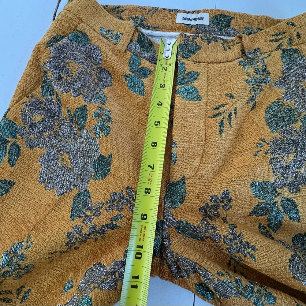 Zadig & Voltaire Monarque Pist Velvet Pants Size 34